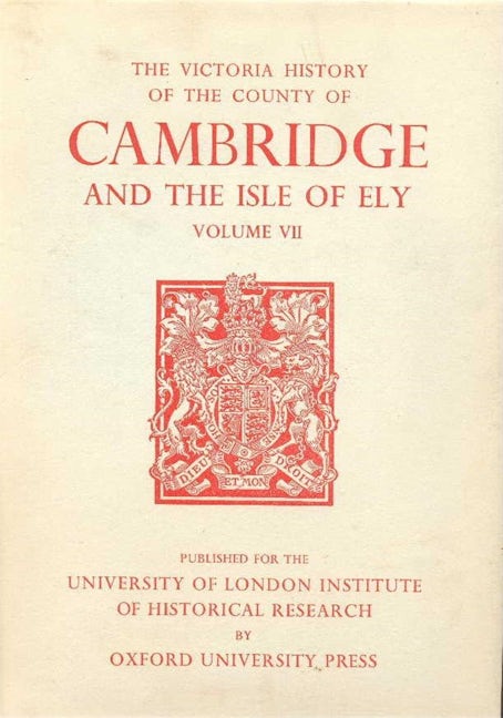 Book cover image for A History of the County of Cambridge and the Isle of Ely ISBN: 9780197227480